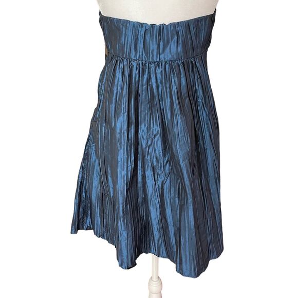 Calypso St. Barth Strapless Blue Silk Dress - Picture 10 of 11